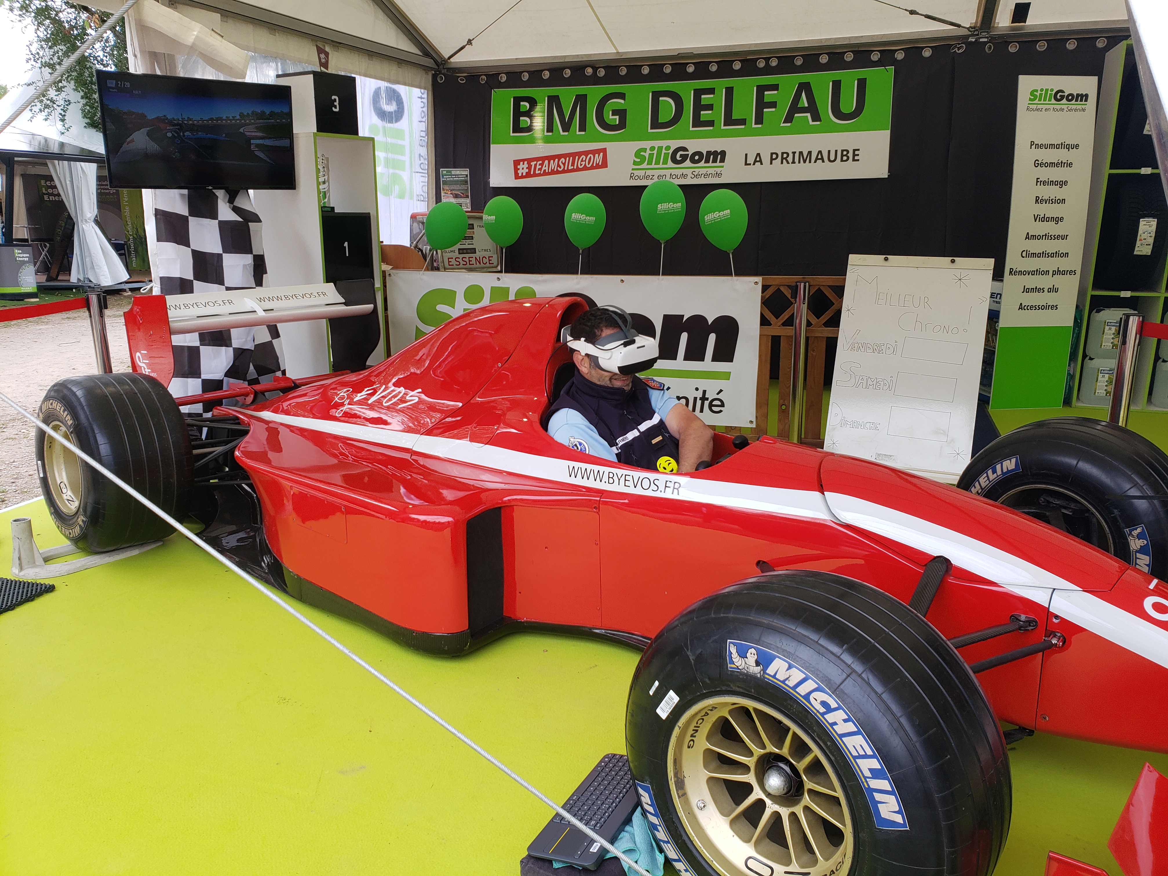 Simulateur F1 en événement